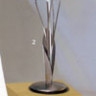 Настольная лампа цвет арматуры никель матовый под лампу 6x10W