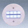 Светильник встраиваемый трансформатором 6W свет красный цвет арматуры сталь под лампу 4хLED 0 5W