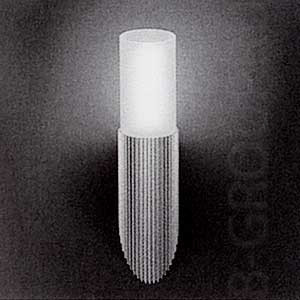 Светильник настенный цвет арматуры алюминий стекло белое матовое под лампу 1xTC D G24d 3 26W