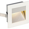 Квадратные встраиваемые светильники FRAME CURVE LED 4000K LED, белый / алюминий