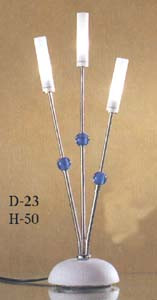 Лампа настольная арматура хром под лампу 3 x G4 20W