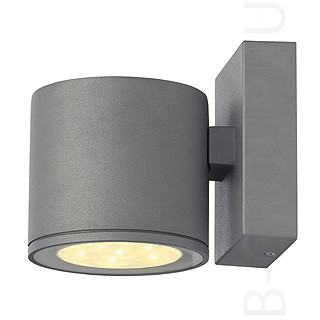 Уличные светодиодные браSITRA 6x1W LED светильник настенный IP44 с 6 белыми теплыми PowerLED по 1Вт макс., темно-серый
