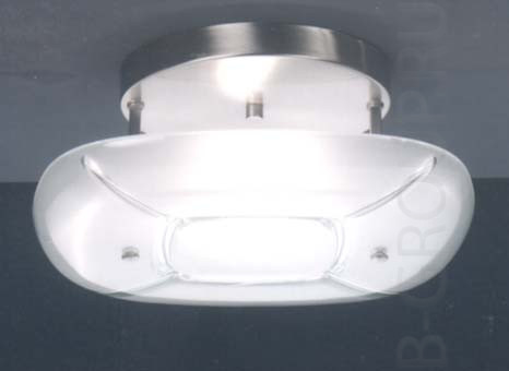 Светильник потолочный арматура никель матовый под лампу 1хQT DE 150W
