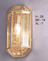 Бра цвет позолота стекло граненое прозрачное под лампу 1xC35 E14 40W