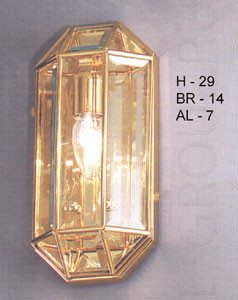 Бра цвет позолота стекло граненое прозрачное под лампу 1xC35 E14 40W
