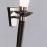 Светильник настенный арматура хром плафон белый под лампу 1хЕ27 100W