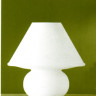 Лампа настольная плафон матированного опалового стекла под лампу 1хА60 100W