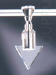 Светильник для токовой шины арматура цвет стальной плафон стекло под лампу 1хQT9 G4 20W