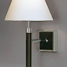 Светильник настенный для гостиницы под лампу 1хЕ14 40W. Цвет арматуры - никель
