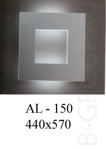 Светильник настенный цвет арматуры анодированный алюминий под лампу 2xTC L 2G11 24W