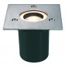 Светильник, встраиваемый в землю или стену, под лампу 1хGU5.3 35W. IP 67. Арматура - сталь
