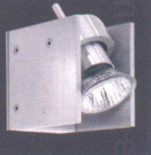 Светильник настенный цвет арматуры матовый алюминий под лампу 1хGZ10 50W