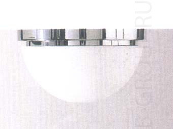 Светильник настенно потолочный арматура хром плафон матового опалового стекла под лампу 1хА80 200W