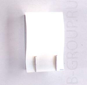 Светильник настенный арматура белая матированный плафон под лампу 1х А60 100W