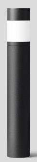 Светильник уличный для освещения ландшафта и открытых пространств цвет арматуры (графит или серебро), класс защиты IP 65 подгазоразрядную лампу