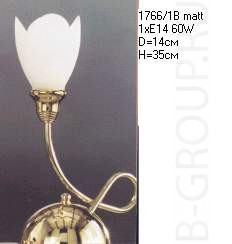 Настольная лампа цвет арматуры матовый никель под лампу 1хЕ14 60W