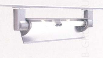 Светильник настенно потолочный поворотный арматура металлик под лампу 2х TC L 18W