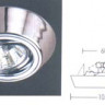 Светильник встраиваемый арматура хром под лампу 1xQR CBC51 50W