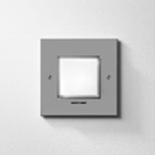 Светильник встраиваемый Limburg 8116, арматура белый алюминий, плафон матового стекла под лампу 1xQT 9tr 10W IP65.