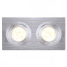 Светильники встраиваемыеNEW TRIA 2 MR16 светильник встраиваемый для 2-x ламп MR16 по 50Вт макс., матир. алюминий