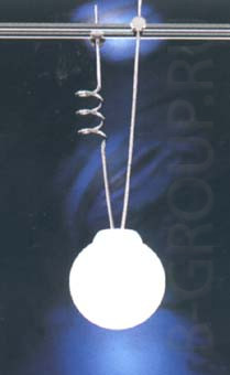 Светильник под лампу G4 20 W арматура цвет хром плафон белый матовый