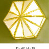 Светильник настенно потолочный цвет позолота стекло матовое граненное под лампу 3xA60 E27 60W