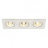 Светильники встраиваемыеNEW TRIA 3 GU10 светильник встраиваемый для 3-х ламп GU10 по 50Вт макс., текстурный белый