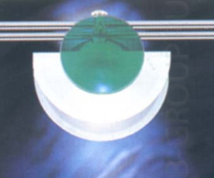 Прожектор стекло матовое белое зеленое под лампу G4 max 20 W