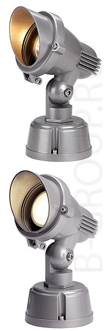 Лампы уличные для подсветки зон отдыха и фасадов SLV by MARBEL, изготовлена из алюминия, может крепиться к полу, стене или потолку, макс. 50W, класс защиты IP44