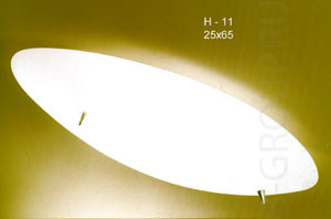 Светильник настенно-потолочный Chimera p pl стекло Мурано под лампу 1xR7s 150W 114 мм