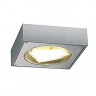 Уличный настенно-потолочный светильник арматура алюминий, высокопрочная сталь под лампу 1хGX53 6W
