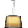 Светильник подвесной SLVBISHADE PD-1 для 3-х ламп ELT E27 по 23Вт макс., черный/ белый/ хром. Размеры: высота - 38,5 см., диаметр - 60 см., высота подвеса -150 см.