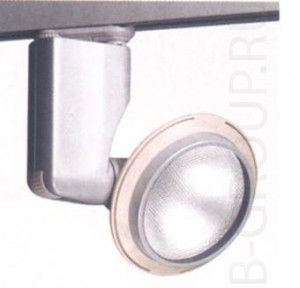 Прожектор галогенный цвет арматуры серебренный под лампу 1хGY6 35 100W