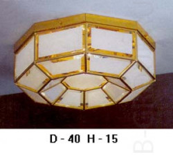 Светильник настенно потолочный цвет позолота стекло матовое граненное под лампу 2xА60 E27 60W