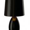 Cветильник настольный SLV CELLINERO для лампы E27 40Вт макс., цвет: черный, размеры: высота - 52 см., диаметр - 27см. Материал: сталь/стекло/кожа.