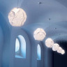Подвесные светильники из прочного и огнестойкого полиэстера. Форму можно менять. Под лампу 1хG24q 42W. Диаметр шара - от 48 до 65 см.