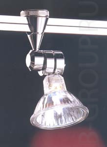 Прожектор для токовых шин цвет стальной под лампу 1xQR CBC51 GU5 3 35W