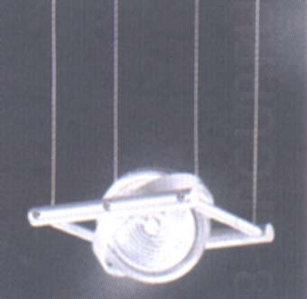 Светильник подвесной поворотный арматура нерж сталь под лампу 1хQR111 G53 50W