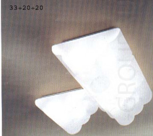 Настенно-потолочный светильник Nembo P PL плафон белый под лампу 2хЕ27 100W