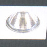 Светильник встраиваемый цвет арматуры хром матовый под лампу 1хQR CBC51 50W