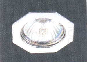 Светильник встраиваемый арматура хром под лампу 1хQR CBC51 50W