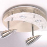 Светильник потолочный арматура никель матов хром под лампу 4хGZ10 50W
