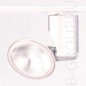 Прожектор галогенный TORUS 100 цвет арматуры белый под л 1хGY6 35 100W в компл с адаптером