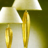 Лампа настольная цвет позолота основание черное под лампу 1 x E27 60W Н 64 см