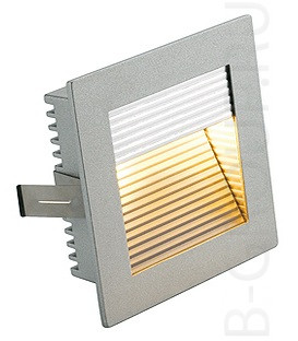 Встраиваемый светильник для подсветки лестниц SLVbyMARBEL, цвет серебристый, G4, макс. 20W