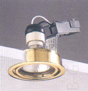 Светильник встраиваемый поворотный цвет арматуры медь под лампу 1хG5 3 50W