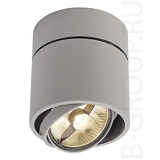 Светильники потолочные накладныеCARDAMOD SURFACE ROUND ES111 SINGLE светильник накладной для лампы ES111 75Вт макс., серебристый