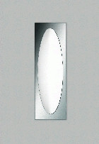 Светильник настенный арматура нерж сталь арматура опалового стекла под лампу 1хC35 40W