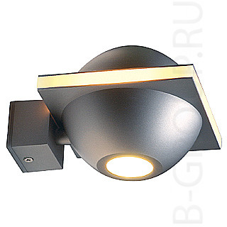 Бра настенные уличные, цвет: алюминий (серый), под лампу G9 230 V max. 40 Watt, IP 44