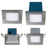 Светильник SLV FRAME OUTDOOR 16 LED-1, 5watt, Светодиодные встраиваемые, квадратные, нержавеющая сталь, белый IP44